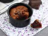 Receita Fondant de chocolate sem glúten / petit gâteau