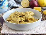Receita Massa com molho de atum, pistache e limão siciliano