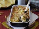 Receita Macarrão gratinado na airfryer com molho cremoso fácil e rápido