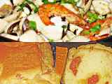 Receita Cataplana de marisco, e bola de carnes