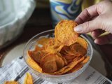Chips de batata doce feito no micro-ondas, foto 3